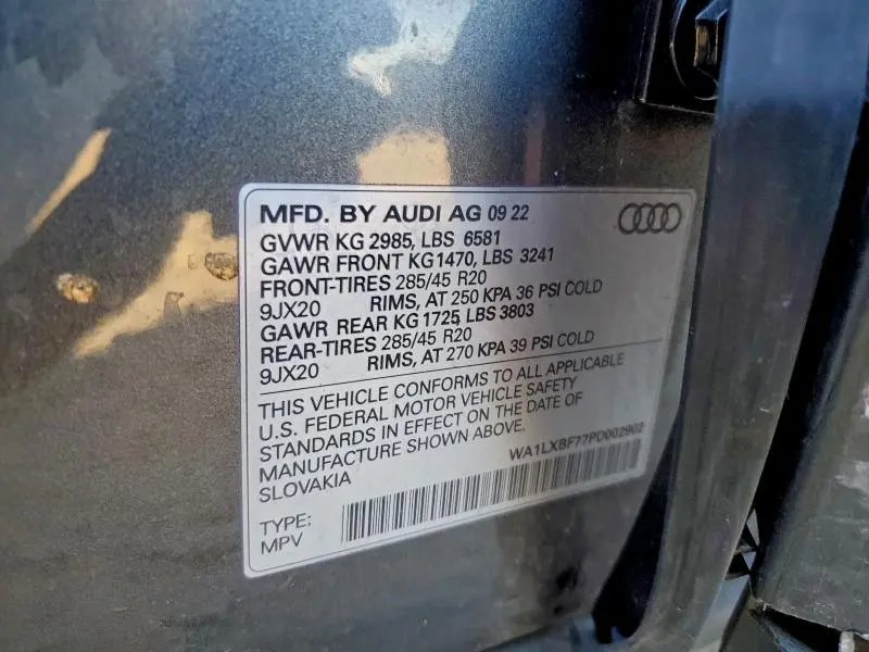 2023 AUDI Q7 PREMIUM PLUS  