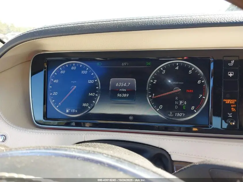 2015 MERCEDES-BENZ S 550  