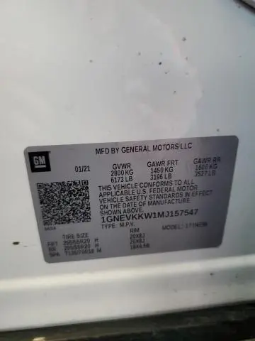 2021 CHEVROLET TRAVERSE PREMIER  