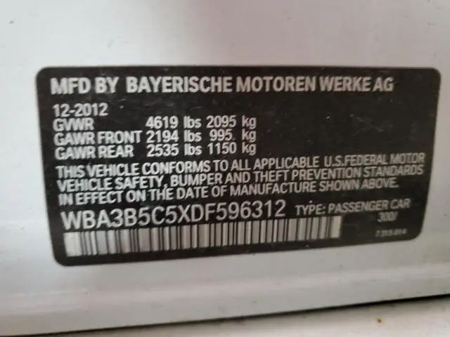 2013 BMW 328 XI SULEV