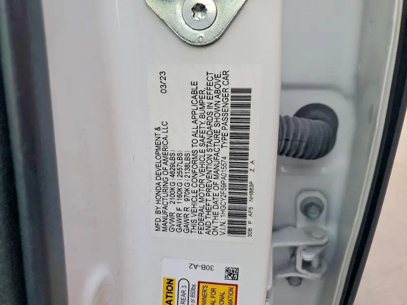 2023 HONDA ACCORD HYBRID SPORT  