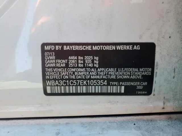 2014 BMW 328 I SULEV  