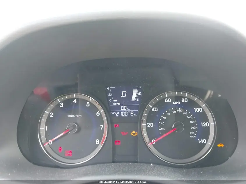 2012 HYUNDAI ACCENT GLS