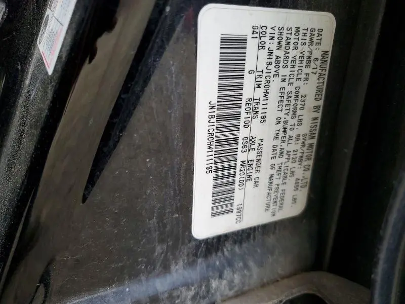 2017 NISSAN ROGUE SPORT S  