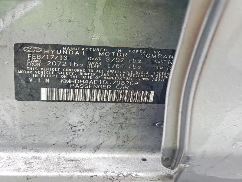 2013 HYUNDAI ELANTRA GLS  