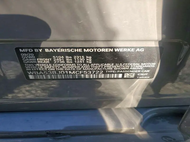 2021 BMW 540 I  