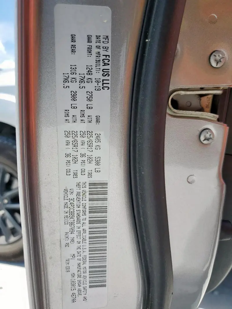 2019 DODGE JOURNEY SE  