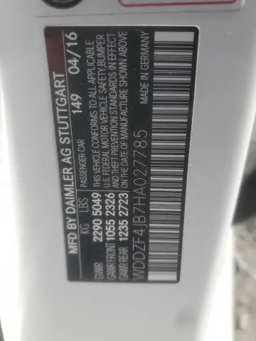 2017 MERCEDES-BENZ E 300  