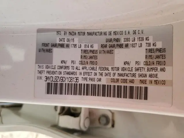 2016 TOYOTA SCION IA   