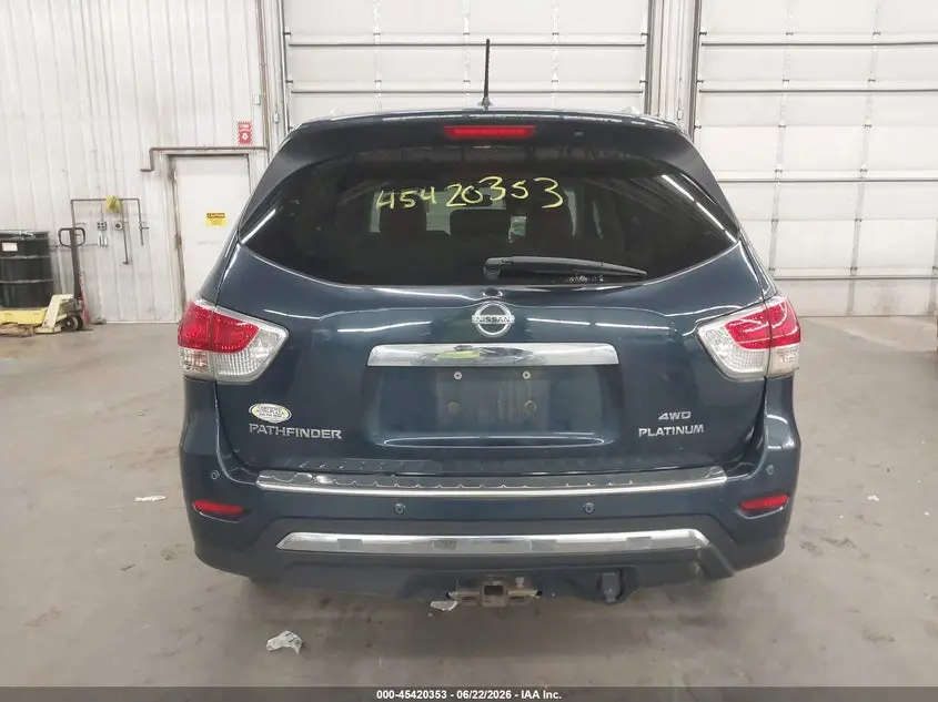 2015 NISSAN PATHFINDER PLATINUM