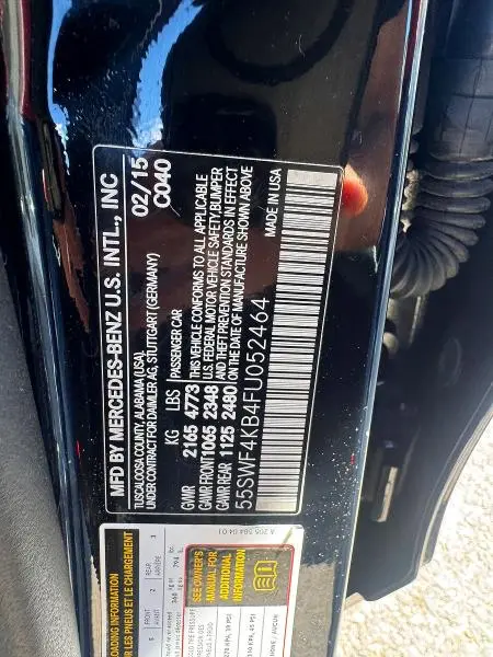 2015 MERCEDES-BENZ C 300 4MATIC  