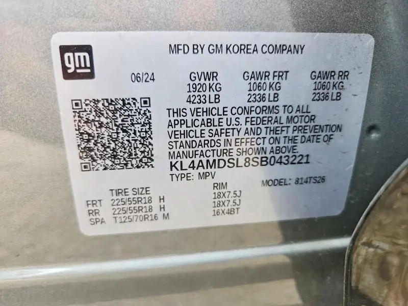 2025 BUICK ENCORE GX SPORT TOURING  