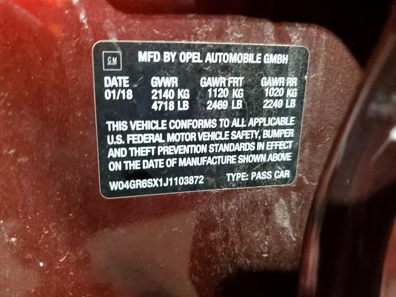 2018 BUICK REGAL ESSENCE  