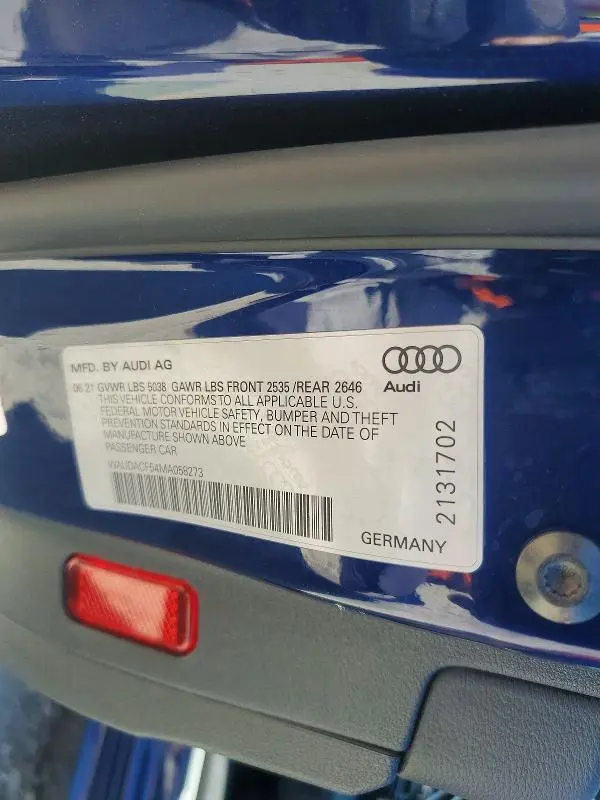 2021 AUDI A5 PREMIUM 45  
