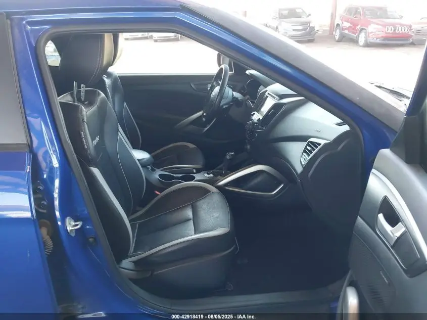 2013 HYUNDAI VELOSTER TURBO W/BLACK