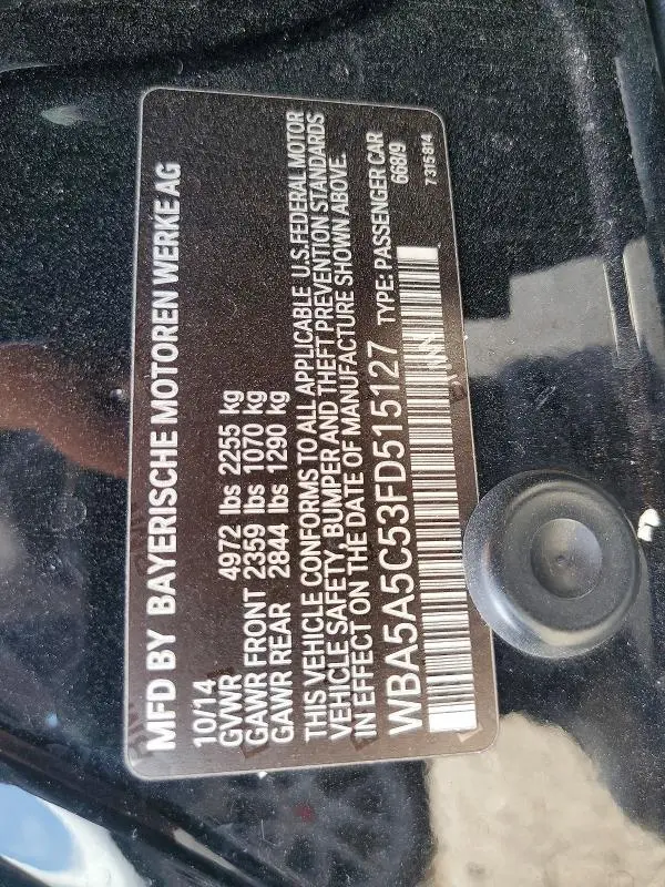 2015 BMW 528 I  