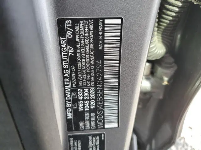 2014 MERCEDES-BENZ CLA 250  