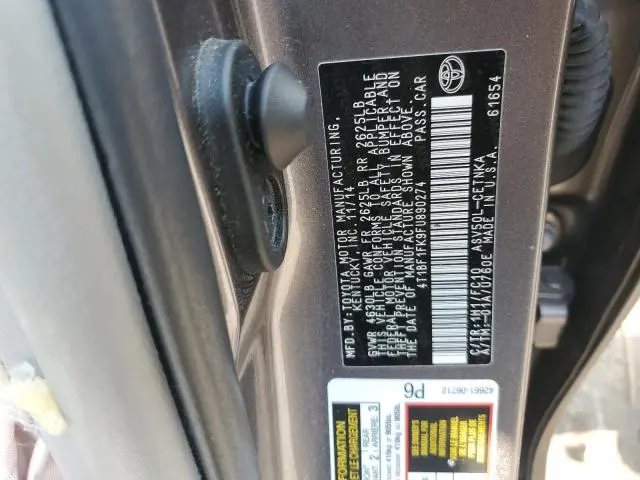 2015 TOYOTA CAMRY LE