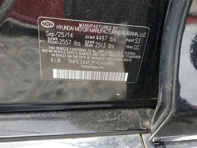 2015 HYUNDAI SONATA SPORT  