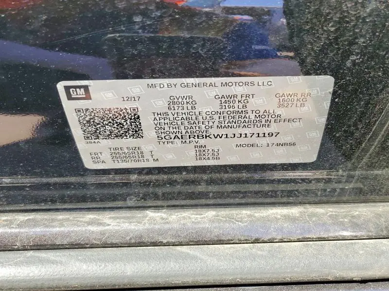 2018 BUICK ENCLAVE ESSENCE  