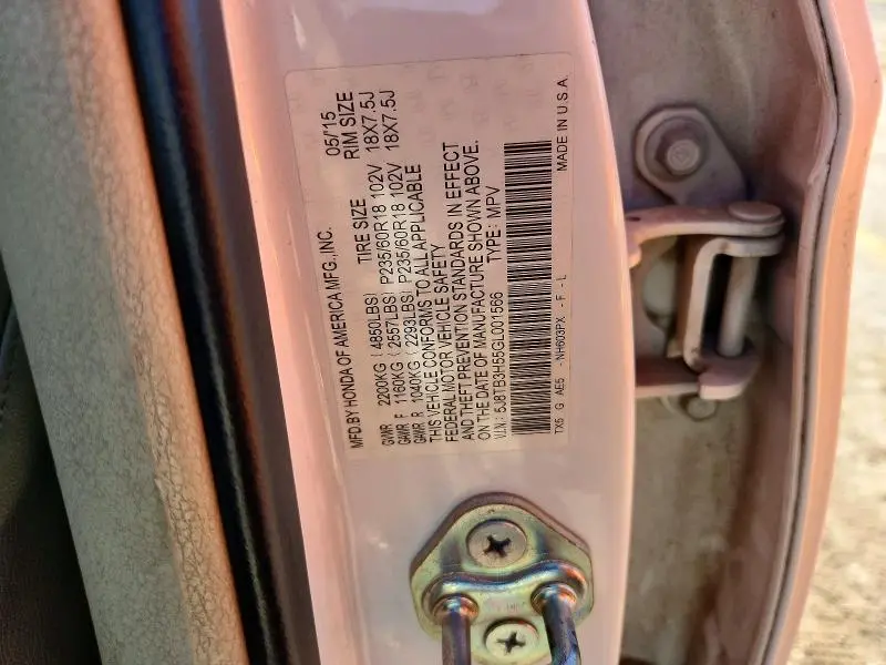 2016 ACURA RDX TECHNOLOGY  