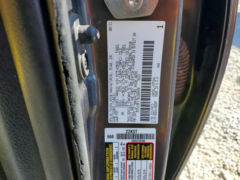 2011 TOYOTA TUNDRA GRADE  
