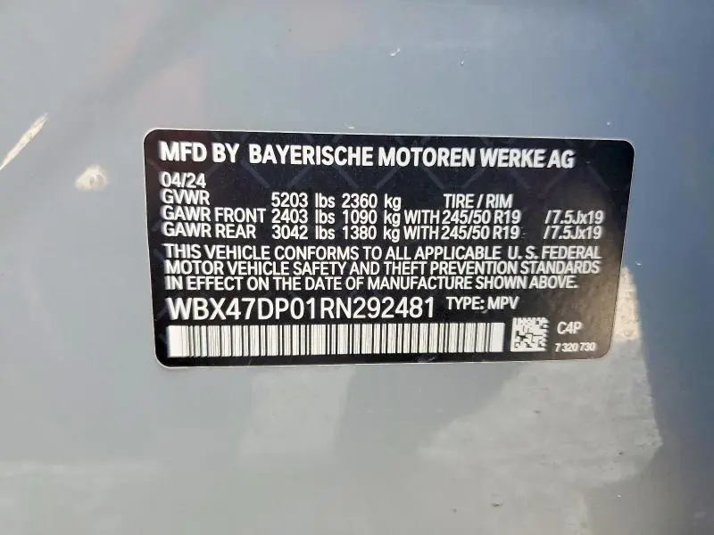 2024 BMW X3 SDRIVE30I  