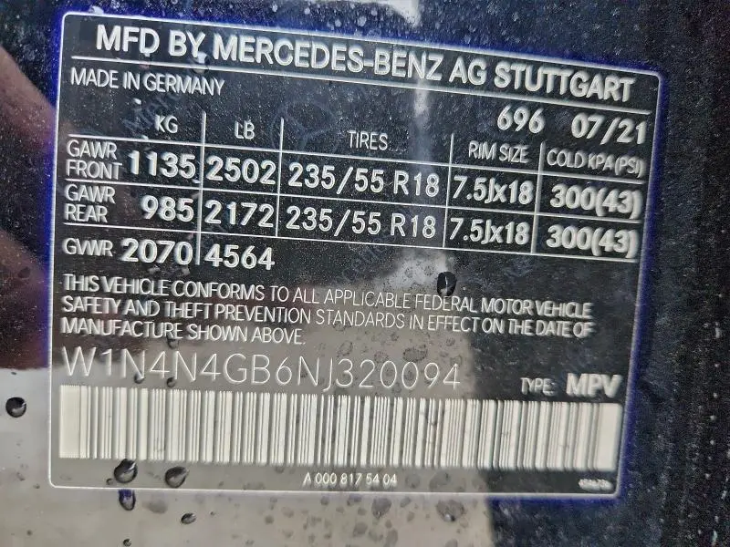 2022 MERCEDES-BENZ GLA 250  