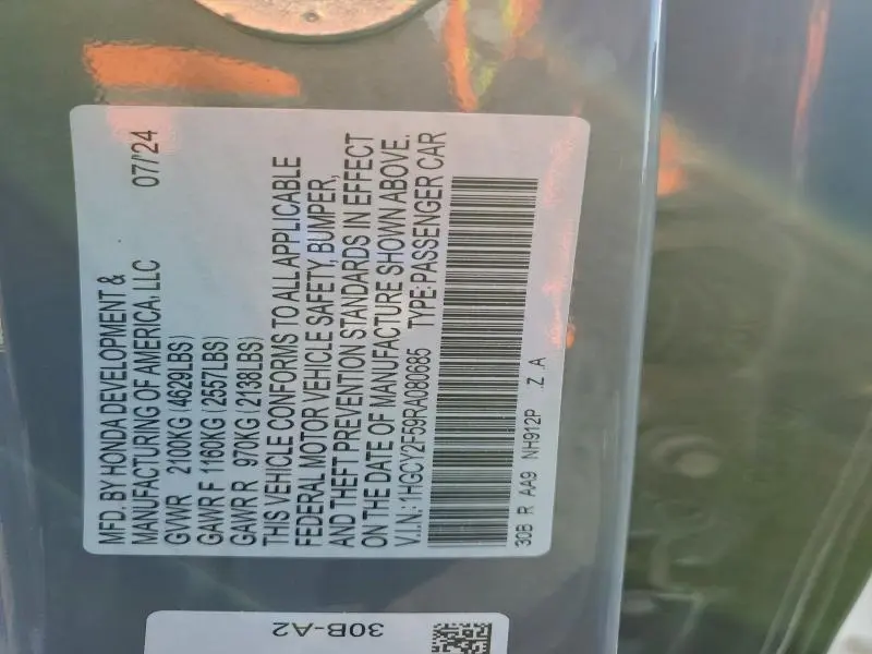 2024 HONDA ACCORD HYBRID SPORT  