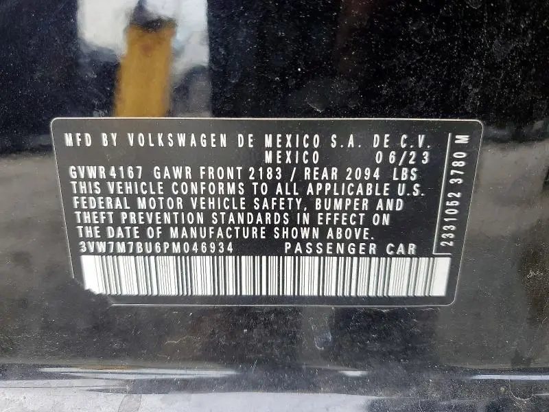 2023 VOLKSWAGEN JETTA SE  