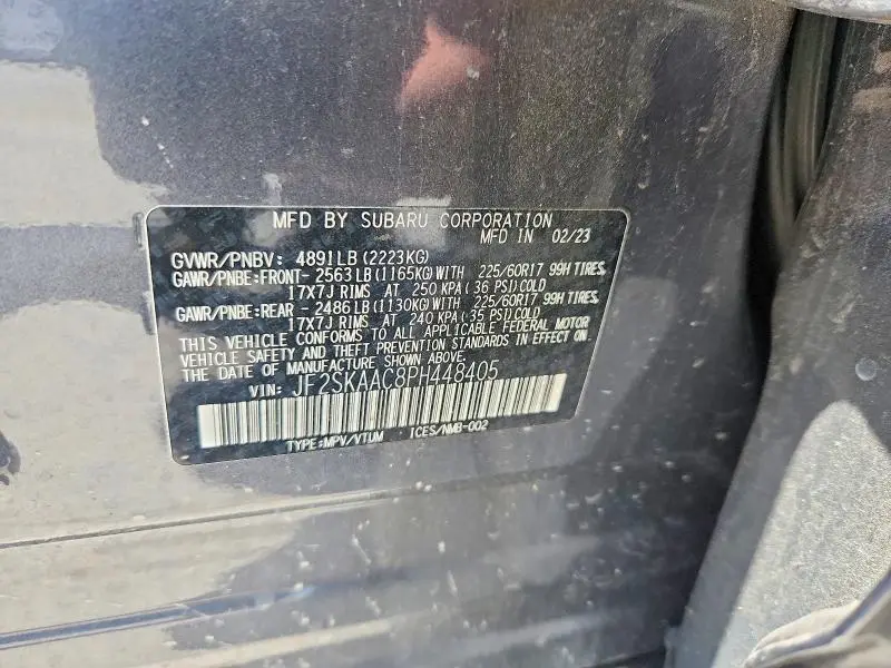 2023 SUBARU FORESTER   