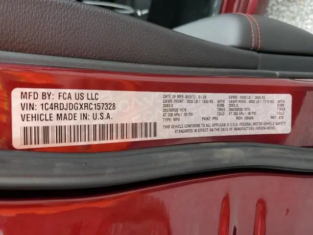 2024 DODGE DURANGO GT  