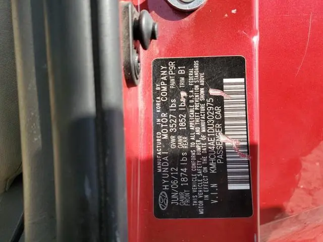 2013 HYUNDAI ACCENT GLS  