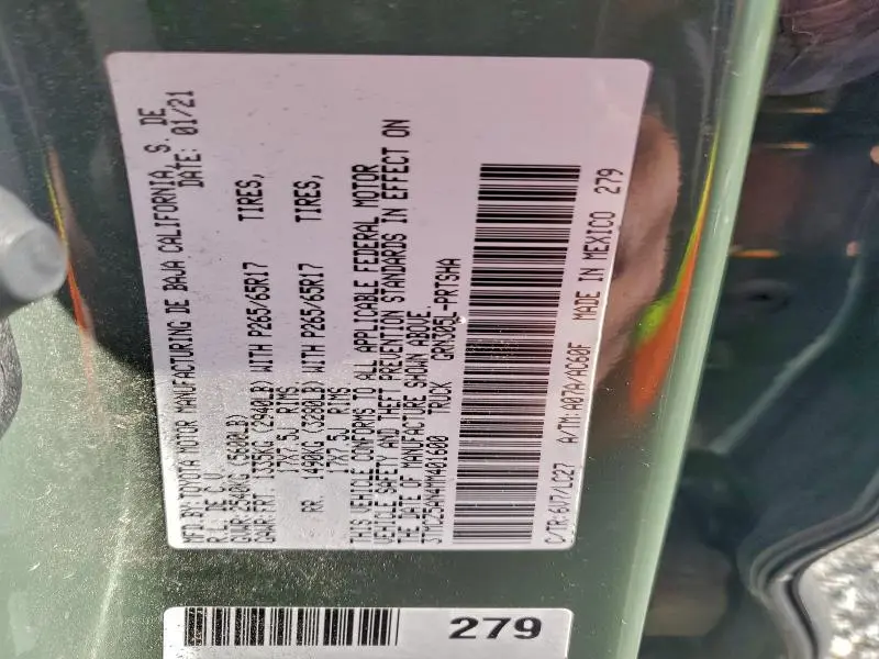 2021 TOYOTA TACOMA DOUBLE CAB  