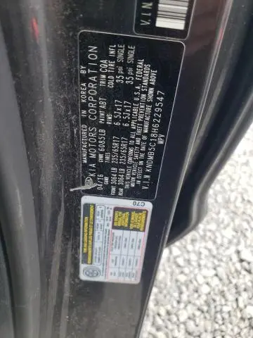 2017 KIA SEDONA LX  