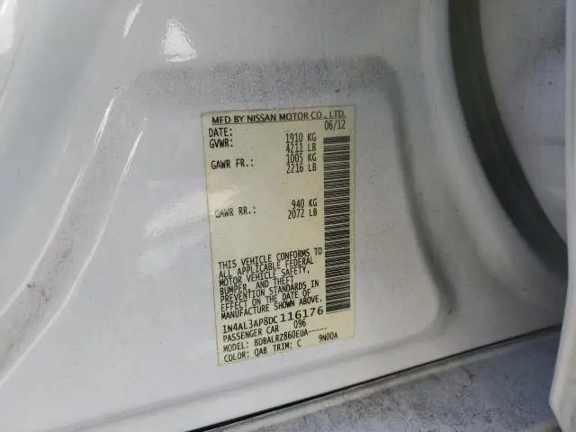 2013 NISSAN ALTIMA 2.5  