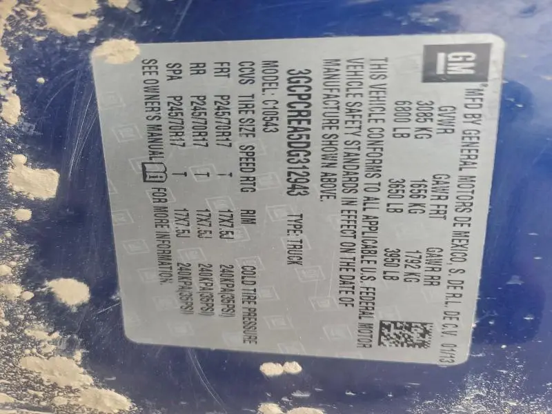 2013 CHEVROLET SILVERADO C1500 LS  