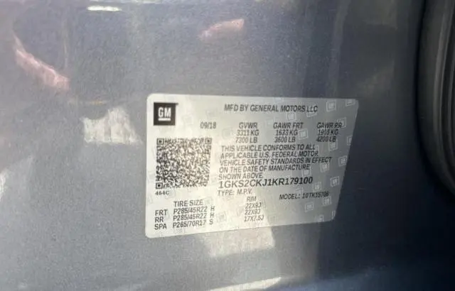 2019 GMC YUKON DENALI  