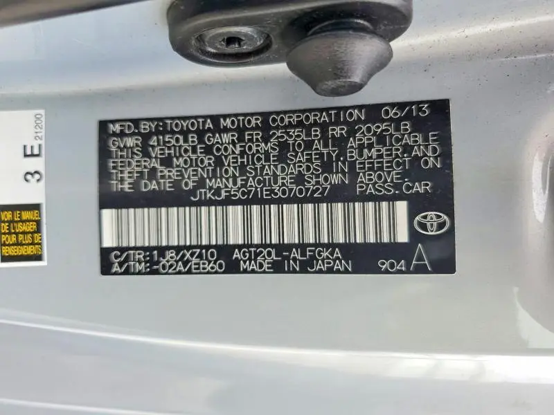 2014 SCION TC 10 SERIES  