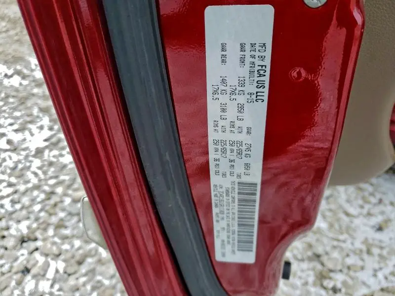 2016 CHRYSLER TOWN & COUNTRY TOURING  