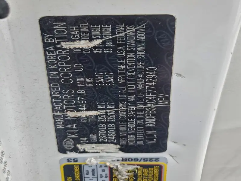 2015 KIA SPORTAGE LX  