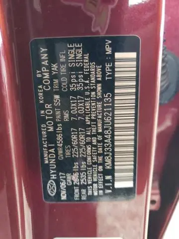 2018 HYUNDAI TUCSON SEL  