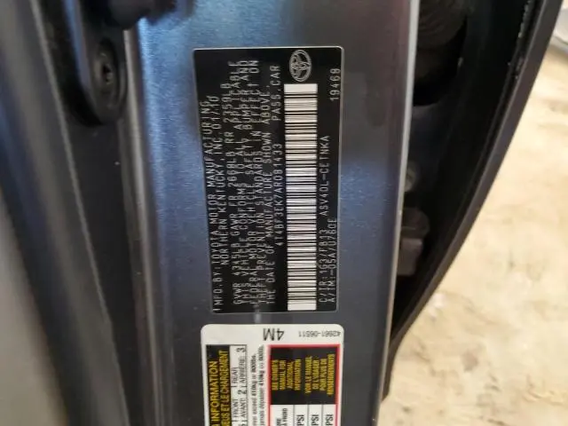 2010 TOYOTA CAMRY BASE  