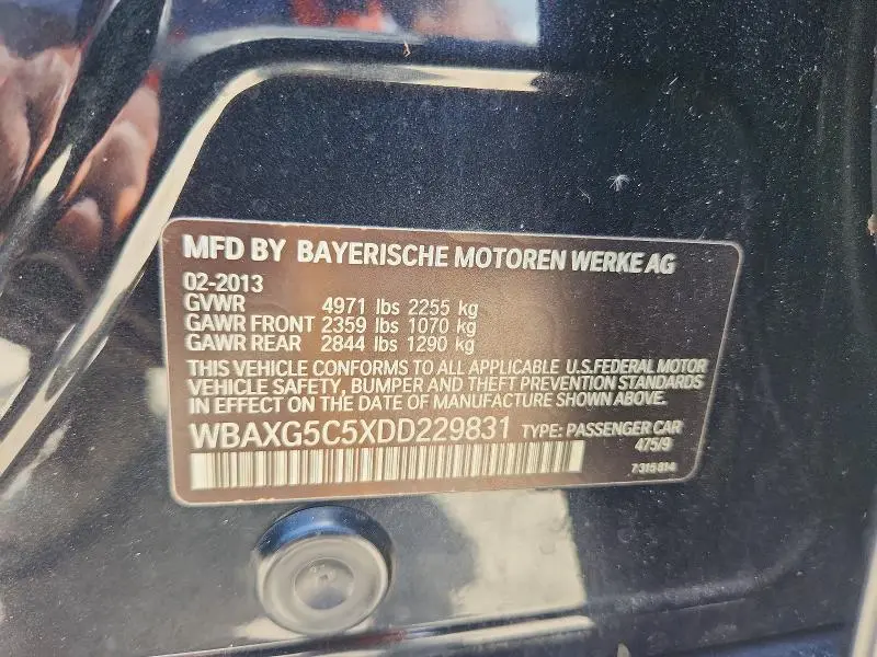 2013 BMW 528 I  
