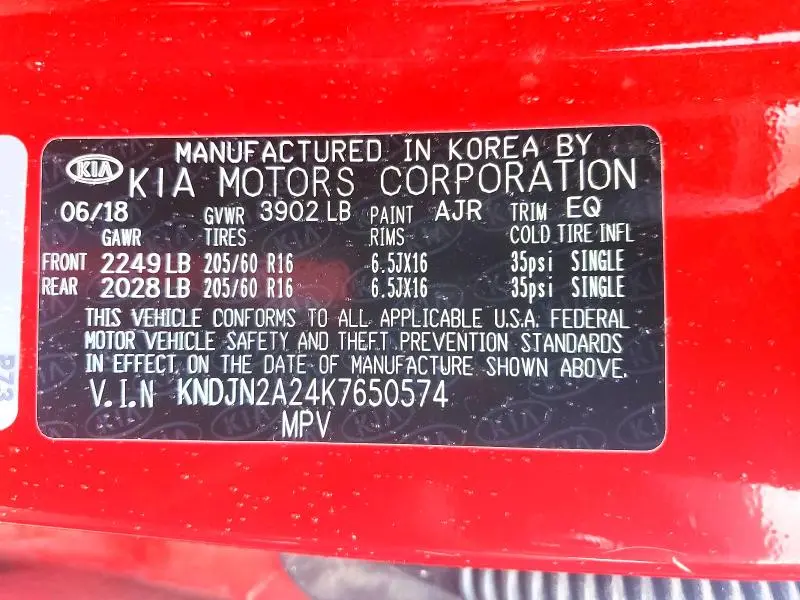 2019 KIA SOUL BASE  