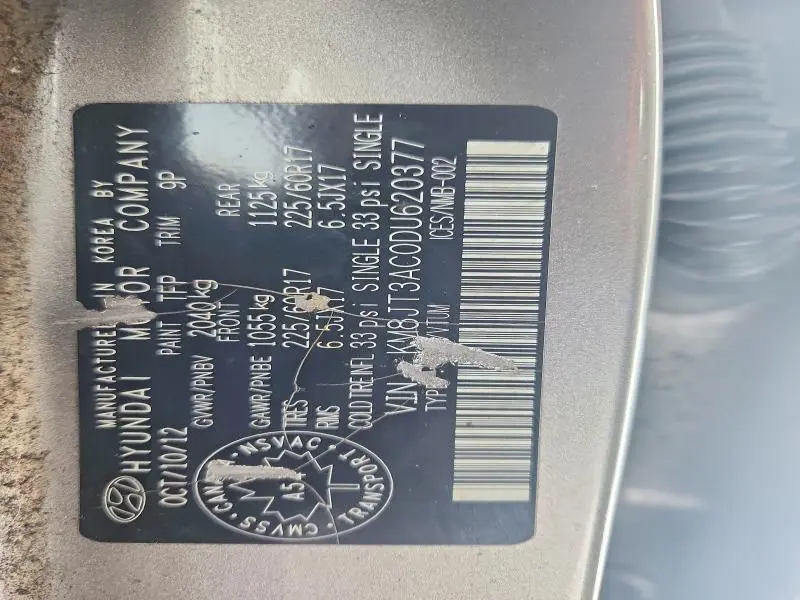 2013 HYUNDAI TUCSON GL  