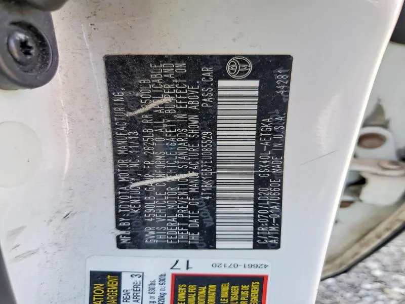 2014 TOYOTA AVALON XLE  