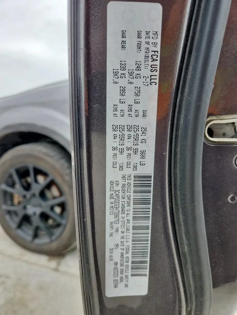 2017 DODGE JOURNEY GT  
