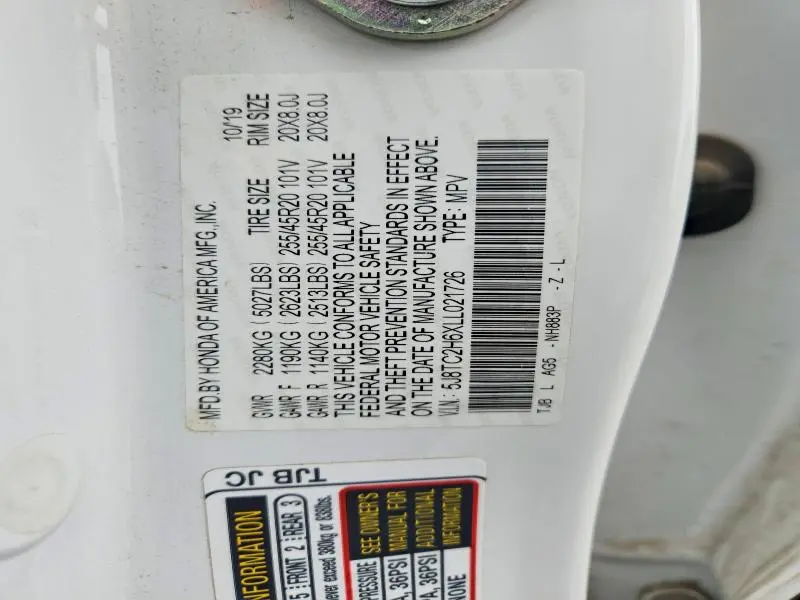 2020 ACURA RDX A-SPEC  