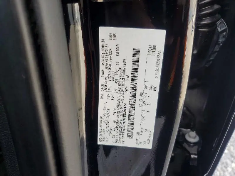 2021 FORD F250 SUPER DUTY  